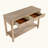 Classic 1pc Sofa Table with Two Drawer and Open Shelf
