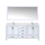 Ensemble de meuble-lavabo double, ensemble de robinets et miroir de 70 po x P 22 po Jacques-113024981-66637682