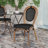 Copenhaver All-Weather Commercial Stacking Paris Chair with Metal Frame-562336347