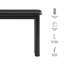 Console en bois de chêne Alvia noir-129908583-129908587-129908588