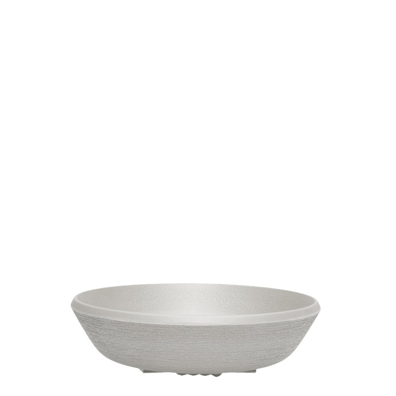 Trama Melamine Soup Bowl, Dark Gray
