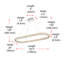 Lustre rond / ovale à intensité variable Bridgeton-598738743-598738742