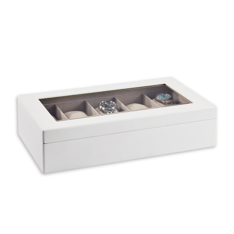 Modena 10 Watch Box, White