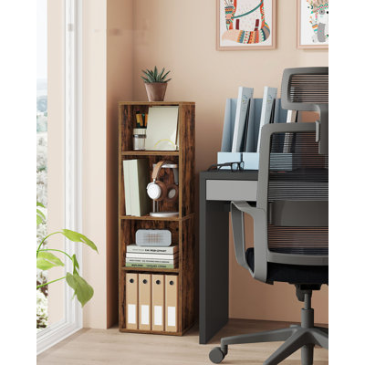 Bookshelf, Bookcase, Storage Shelving Unit, Display Shelf, Open Compartments, 24 X 30 Cm, Living Room, Home Office, Bedroom