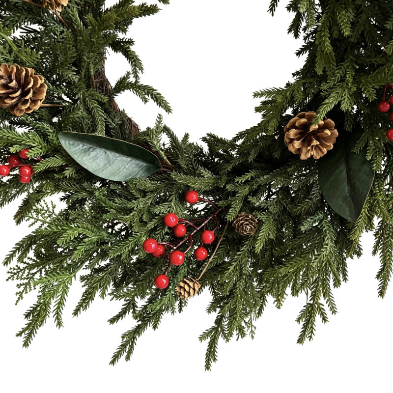 Guirlande de Noël 24 po Real Touch