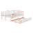 Wood Daybed With Trundle And Fence Guardrails-1255927857