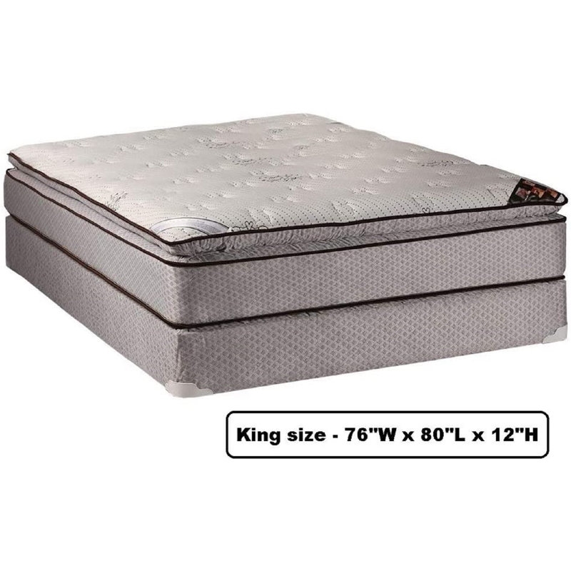 Matelas et sommier Alwyn Home Shaunda, 12", King