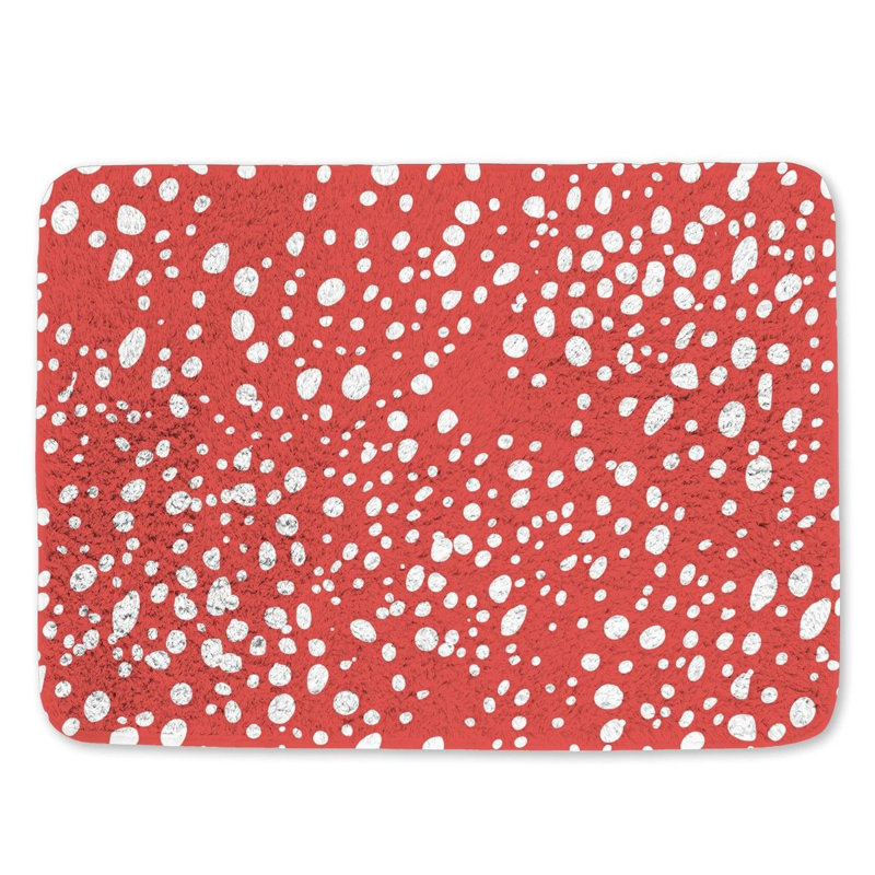 Raylean Microfiber / Microsuede Bath Mat, 17"W x 24"L