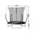 YC 6FT Springfree no Gap Trampoline- Blak