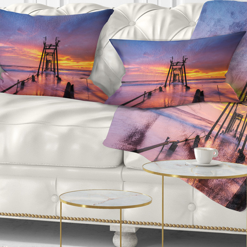 Coussin Pier Bridge, Rectangulaire, 12 po x 20 po