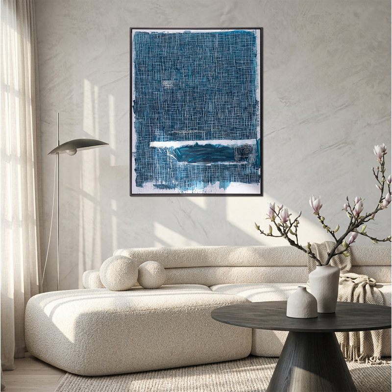 Denim Framed Print Canvas