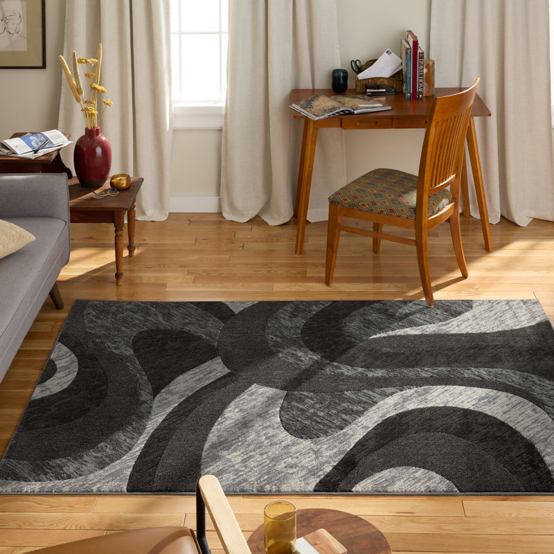 Brolin Abstract Indoor Rug, Rectangle 5'3" x 7'2"