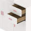 Lit plateforme simple en bois avec bibliothèque pour échantillon et garde-robe mobile, lit multifonctionnel avec lit gigogne intégré,-1299967059
