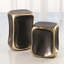 Formation Accent Table-Black/Gold-Sm