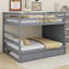 Lit superposé avec escalier de rangement et lit gigogne-91275007-91275005