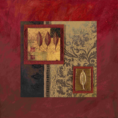 " Floral Painting Red "