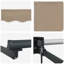 VidaXL Polyester Cover Retractable Patio Awning-125829482-125829492
