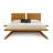 Astrid Solid Wood Platform Bed-20804307-20804310