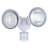 2 - Head Hardwired Dusk to Dawn Outdoor Security Flood Light with Motion Sensor and Timer-86691173