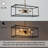 8-Light Modern Lantern Square Sputnik Metal Chandelier