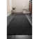 Tapis gris foncé lavable en machine Breneisha
