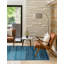 Tapis géométrique bleu foncé World Menagerie-186432050