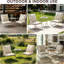 3-Piece Garden Conversation Set,Breathable Woven PE Rattan Chairs with Washable Cushions & Round Metal Coffee Table-1906263930