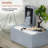 Jaustin Concrete / Cement Weather Resistant Sculptural Fountain with Lights