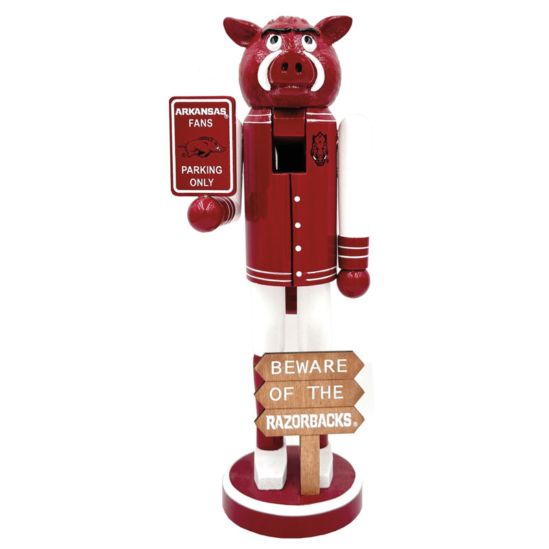 Casse-noisette 12 "NCAA College Spirit Beware, Arkansas