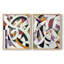 ABSTRACT Series LV III - Reproduction encadrée de qualité supérieure - prêt à être accroché - aucun clou requis - aucun clou requis-751498953-751498964