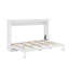 Structure horizontale horizontale, lit escamotable ferme en bois massif
