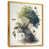 Toile avec cadre flottant or