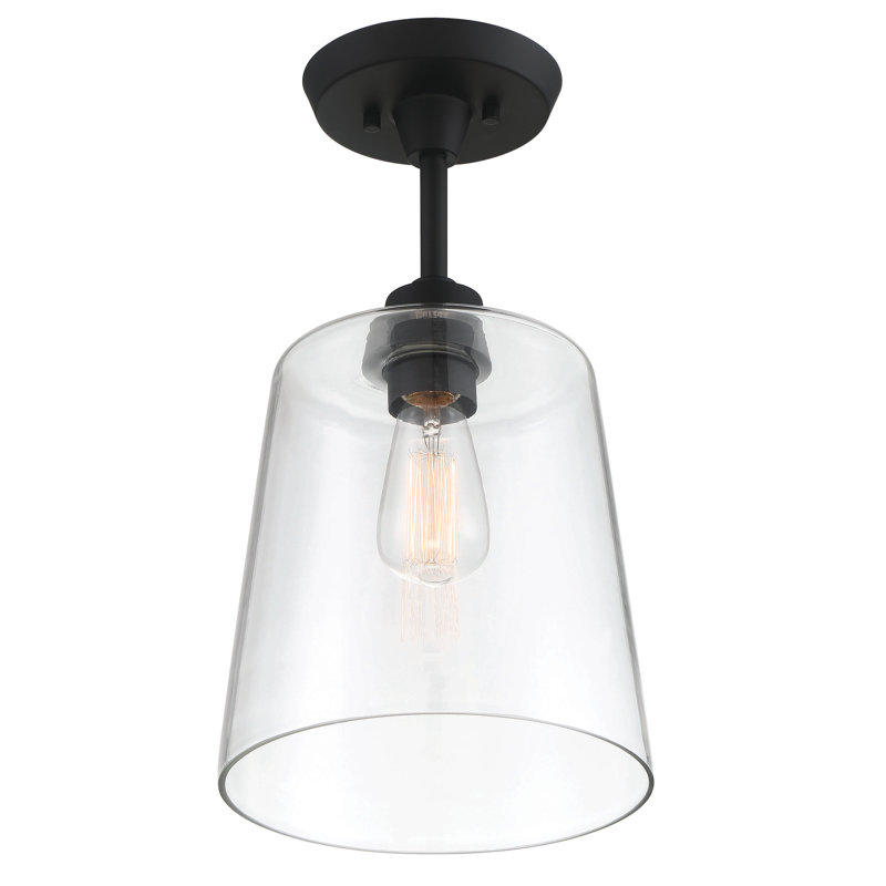 Plafonnier semi-encastré 1 lumière 10 po Rosey
