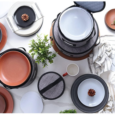Ensemble de rangement pour vaisselle 4 pièces