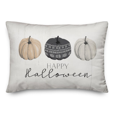  Housse et insert de coussin rectangulaire Happy Halloween