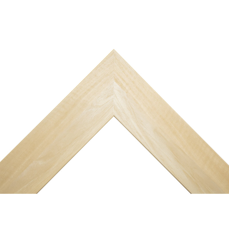 Ungar Wood Flat Wall Mirror, 45.5" H x 39.5" W x 0.75'' D, Blonde Maple