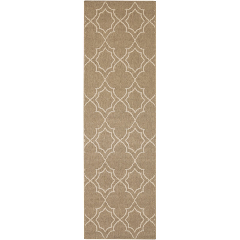 Amato Geometric Indoor / Outdoor Rug, Runner 2'3" x 11'9"