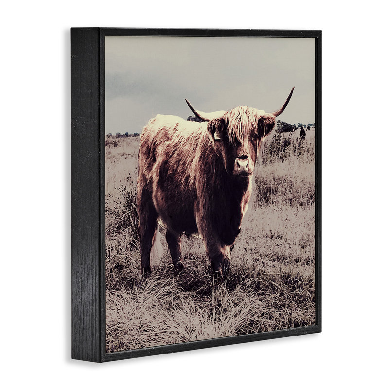 «Farm Bétail» avec style rustique et ton doux par SD graphiques Studio - impression, H 12 po x l 12 po
