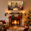 «Christmas Christmas Caroling In Seniors Home», ensemble de 3 impressions sur toile-2086728986