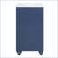 Meuble-lavabo moderne 24 po avec motif orné et charnières à fermeture en douceur