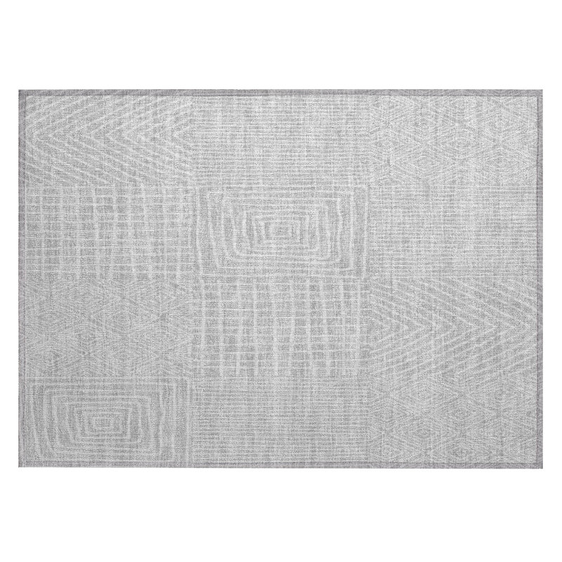  Machine Washable Indoor/Outdoor Chantille ACN990 Green Area Rug, Rectangle 1'8" x 2'6"