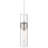 Nash 1 Light LED Pendant - Brushed Steel Finish-1529690986