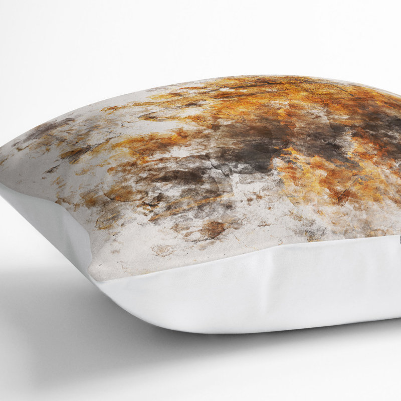 Square Throw Cushion, 40cm H x 40cm W x 15cm D, White