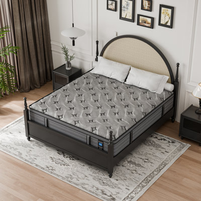 Matelas hybride ferme en mousse à mémoire de forme 14 po avec mousse viscoélastique imprégnée de gel