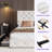 Zelna Upholstered Platform Storage Bed with 4 Drawers and Sleek Button Tufting-116397762-116397773