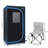 Portable Black Steam Tent - Full Size For Home Spa Use. With Generator, Remote, Foldable Chair. Hassle- Installation, Speedy Heating. & Ul Verified. Superior Insulation, Waterproof Cloth. 360 Sprays.