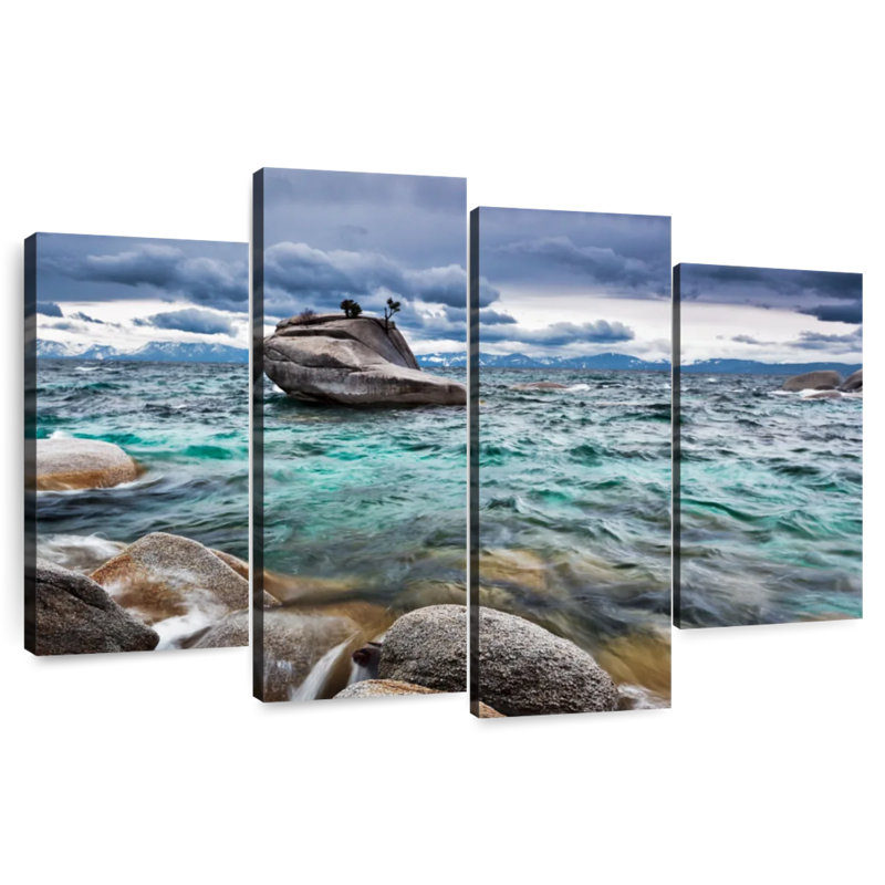 Onde de tempête Alvord Lake Tahoe, H 27 po x l 43 po
