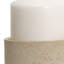 Porte-bougie de table en métal 13 po beige-131507629