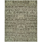 Kwak Damask Area Rug in Gray