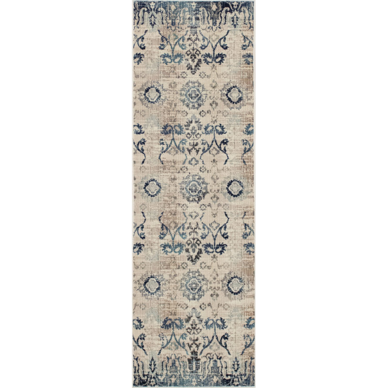 Morvant Floral Indoor Rug, Runner 1'11" x 6'2"